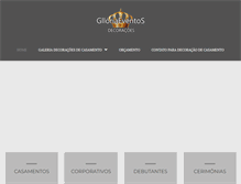 Tablet Screenshot of gloriaeventos.com